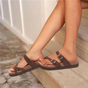 Women's Suede Platform Sandals